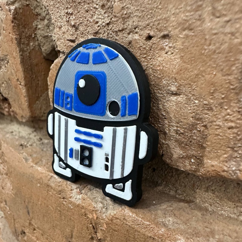 Brelok 3D – R2-D2 (inspiracja)